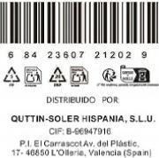 Actual product image Quttin kitchen machete 17.5cm sybarite (17.50 cm)