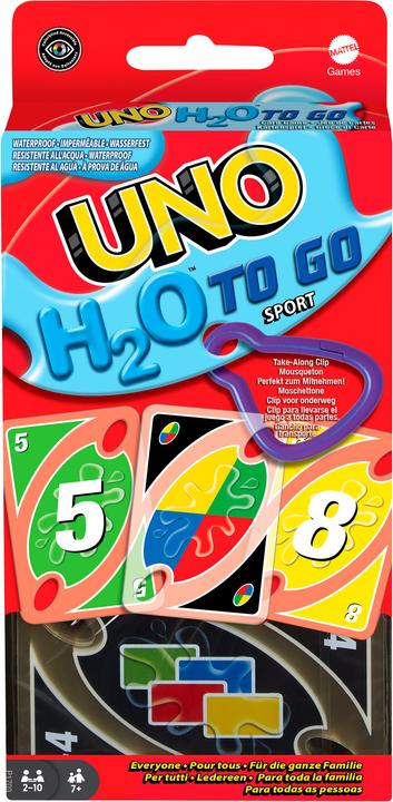 Mattel Games Uno H2O To Go Card Game (German)
