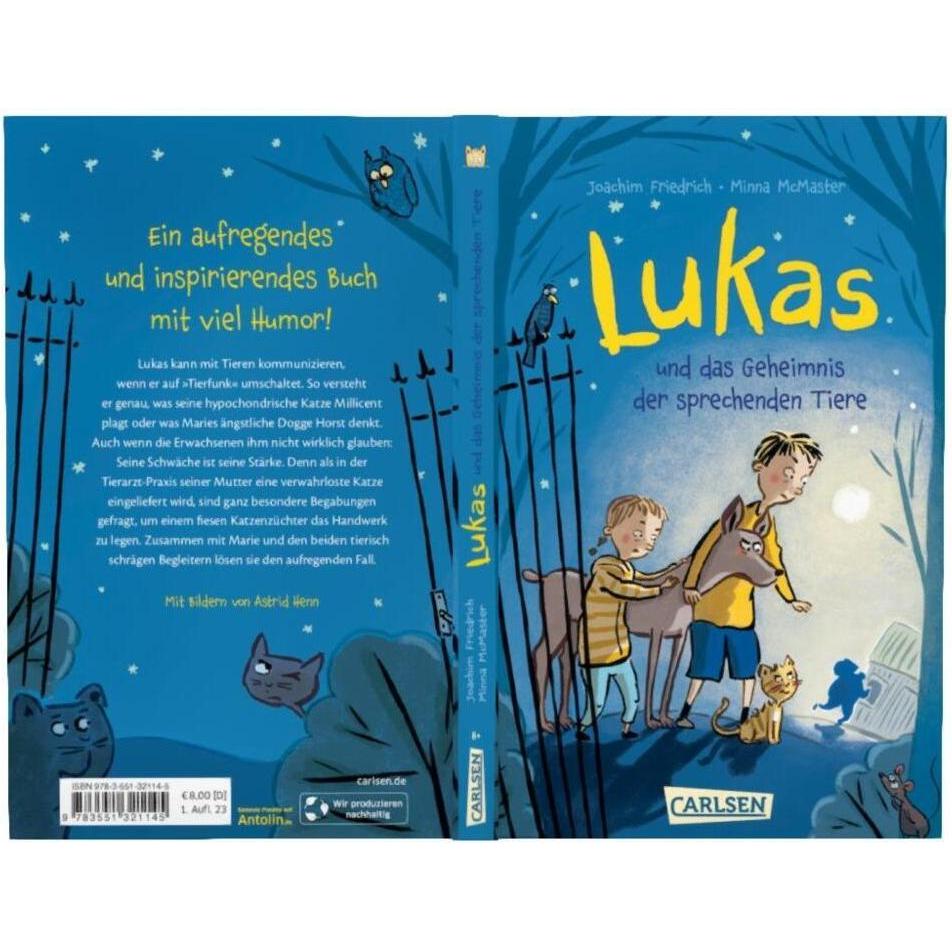 Thumbnail - Lukas und das Geheimnis der sprechenden Tiere, Hörbücher von Joachim Friedrich, Minna McMaster