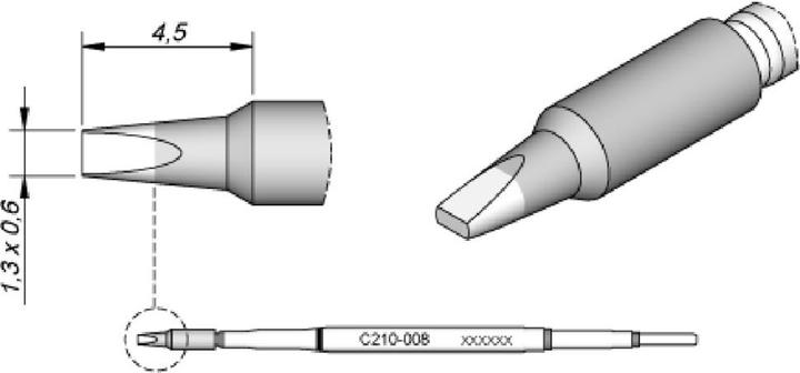 Actual product image JBC Soldering tip (Soldering tip)