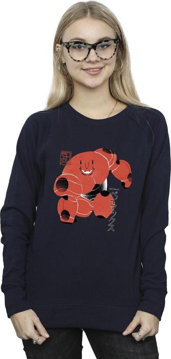 Actual product image Disney Womens/Ladies Big Hero 6 Baymax Suite Pose Sweatshirt (L)