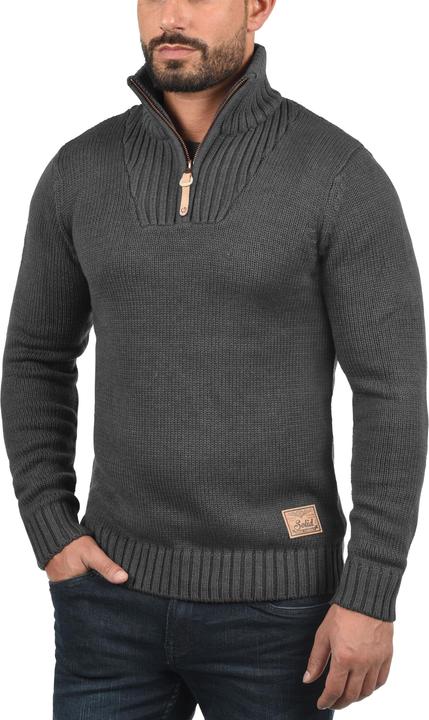 Immagine prodotto Solid Petro Maglione In Maglia Grossa Pullover Maglieria Da Donna Con Collo AltoStampa (XL)