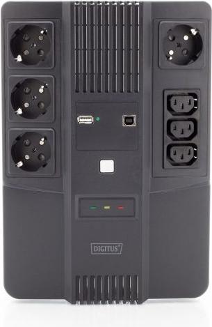 Produktbild Assmann ALLINONE UPS 800VA/480W LED (800 VA, 480 W, Line-Interaktiv USV)