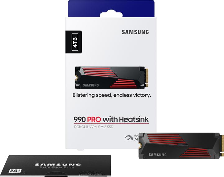 Actual product image Samsung 990 Pro Retail Version (4000 GB, M.2 2280)