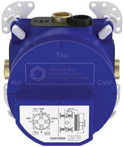 Image du produit Ideal Standard Kit d'encastrement IDS 1 EASY-Box pour bras de douche et de bain. Thermostats individuels
