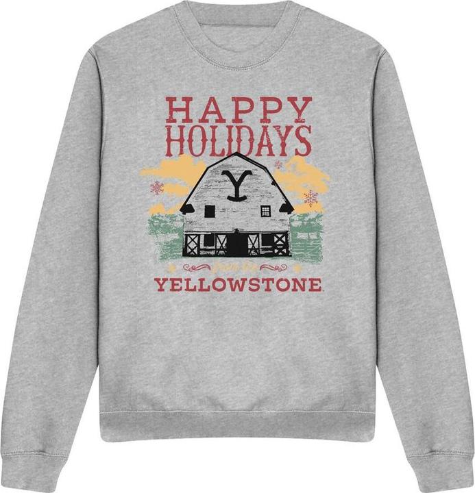 Produktbild Yellowstone Happy Holidays Sweatshirt weihnachtliches Design (XXL)