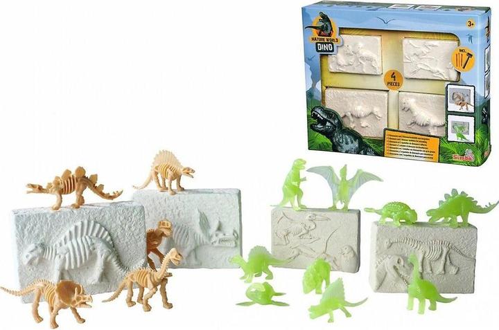 Actual product image Simba Dino Grosses Ausgrabungsset, 4 Stück