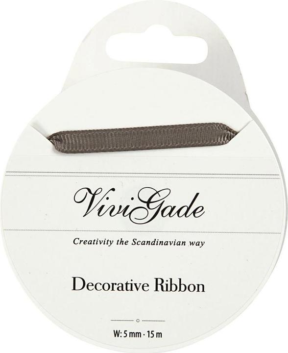 Immagine prodotto Creativ Company Cinturino in tessuto 15 m grigio (Nastro da regalo, 1 x)