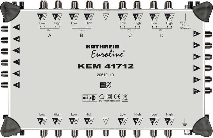 Produktbild Kathrein Euroline KEM 41712 Kaskade 17 Eingänge (Multischalter)