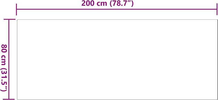 Immagine prodotto vidaXL Wohnzimmerteppich (80 x 200 cm)