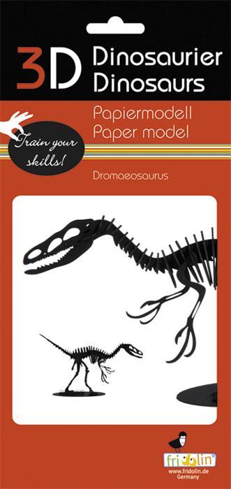 Fridolin Modèle en papier 3-D "Dromaeosaurus