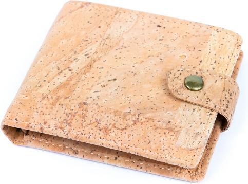 Actual product image MB Cork Faltbrieftasche / Portemonnaie aus natürlichem Kork mit Druckknopf