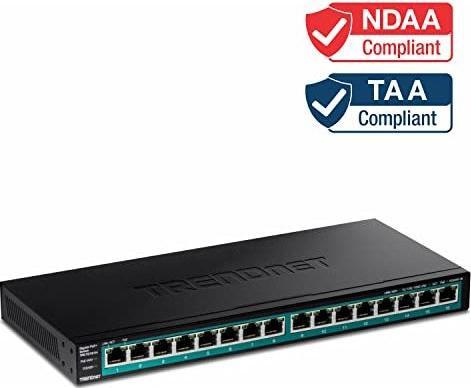 Productafbeelding Trendnet Ethernet schakelaar Gigabit POE (16 ports)