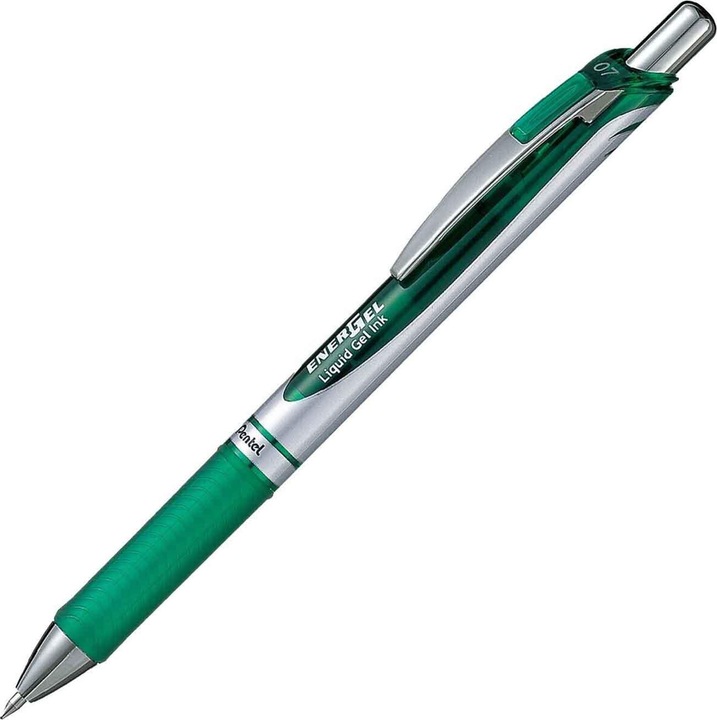 Image du produit Pentel Stylo-gel EnerGel Xm (Vert, Argent, 1 x)