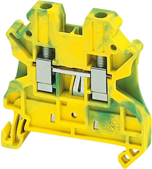 Actual product image Schneider Electric Schneider 2mm 2-wire protective connector green-yellow (NSYTRV42PE)