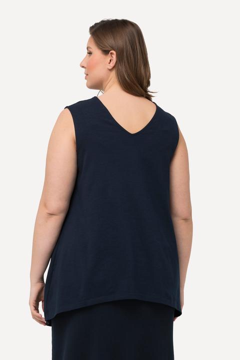 Produktbild Ulla Popken Bellieva Longtop, A-Linie, Stillfunktion, Wickeloptik, ärmellos (46, 48)