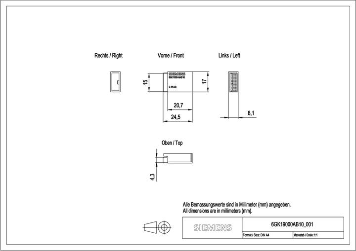 Produktbild Siemens SIEM Wechselmedium