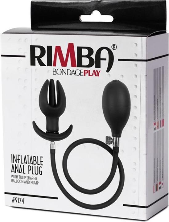 Produktbild Rimba Aufblasbarer Gebogener Anal Plug mit Pumpe