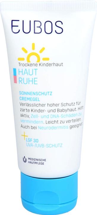 Produktbild Eubos Haut Ruhe Sonnenschutz Creme Gel LSF30 + UVA, 50 ml GEL (Sonnencreme, SPF 30, 50 ml)