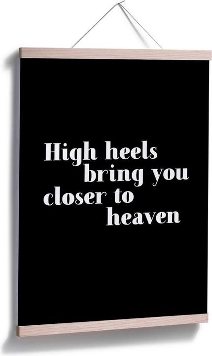 Actual product image Trenddeko High heels bring you closer (120 x 150 cm)