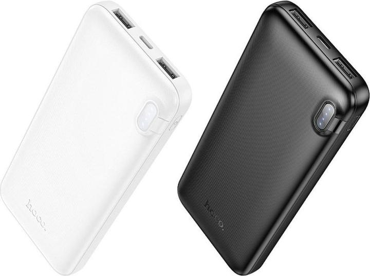 Actual product image Hoco Power bank powerbank 10000 mAh 2A J128 white (10000 mAh, 32 Wh)