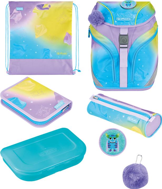 Actual product image Herlitz SoftLight Greenline Little Monster primary school satchel (18 l)