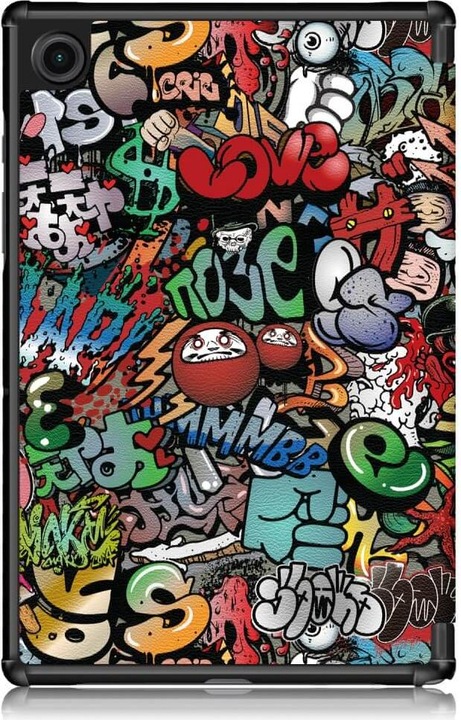 Actual product image Cover-Discount Galaxy Tab A7 Lite - Tri-fold Smart Case Comics (Galaxy Tab A7 Lite)