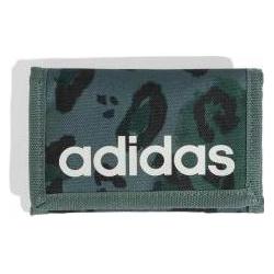 adidas, Portafoglio, Sportgeldbörse - Grün mit Aufnähern, Verde