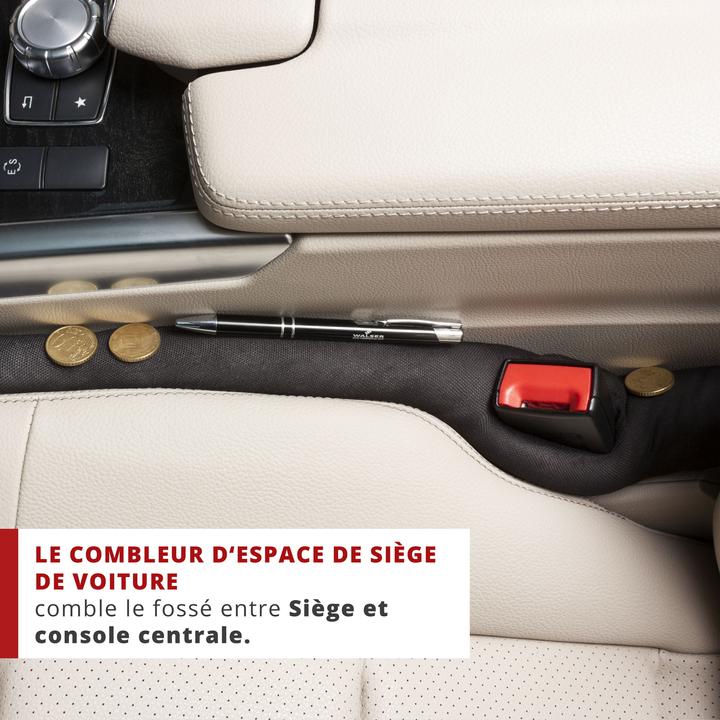 Produktbild Walser Autositz Lückenfüller AntiDrop, 2er Set Sitzlückenfüller-Auto 49x7,5 cm schwarz