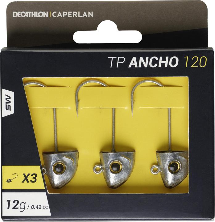 Immagine prodotto Caperlan Testa di piombo TP Ancho 120 esca artificiale shad 3-pack