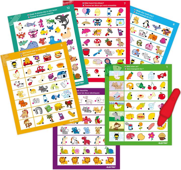 Actual product image Jumbo Electro Wonderpen Animals (French, German)