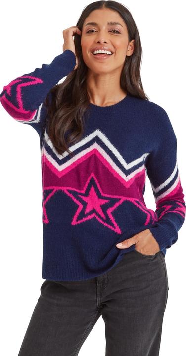 Actual product image TOG24 Womens/Ladies Theresa Stars Knitted Jumper (40)
