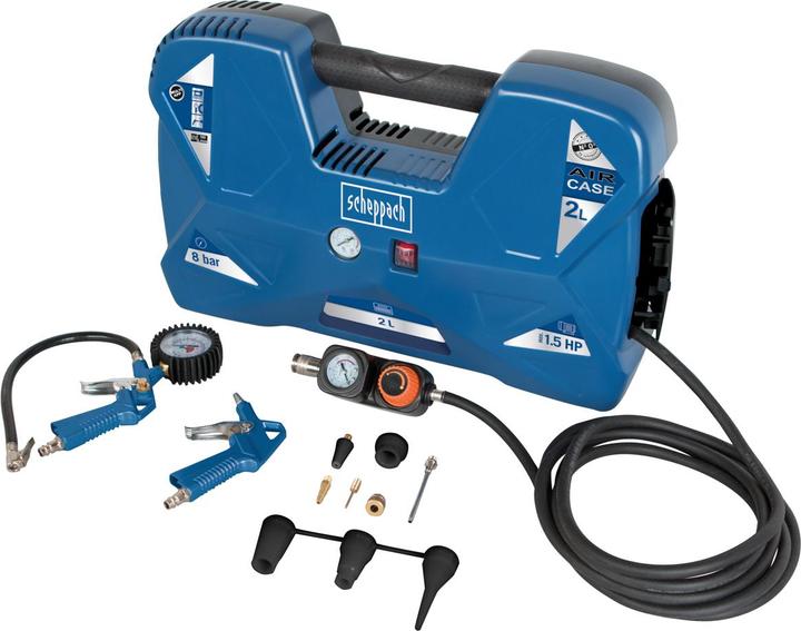 Immagine prodotto Scheppach Valigetta del compressore (2 l, 8 bar)