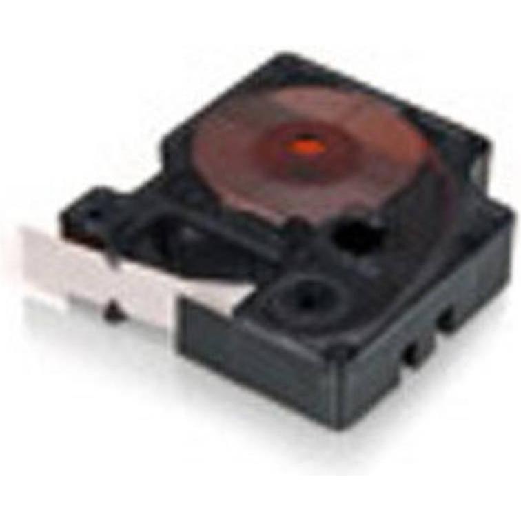 Thumbnail - Dymo, Beschriftungsband, Rhino 19mm weiß auf rot Vinyl (1.90 cm, Rot)