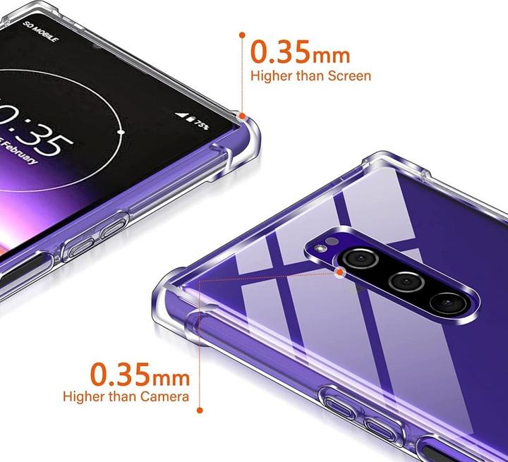 Image du produit Screenguard Sony Xperia 1 Housse Crystal Soft Airbag Bumper (Sony Xperia 1)