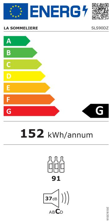 Etichetta energetica La Sommelière SLS90DZ