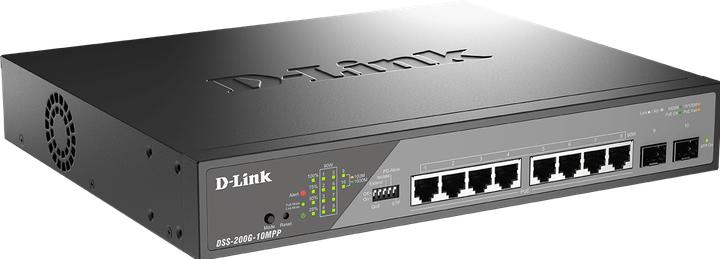 Actual product image D-Link 10-Port Desktop Gigabit Poe (10 ports)