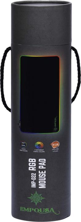 Produktbild Inca EMPOUSA RGB 7 LED MOUSEPAD (770x295x3mm) (XL)
