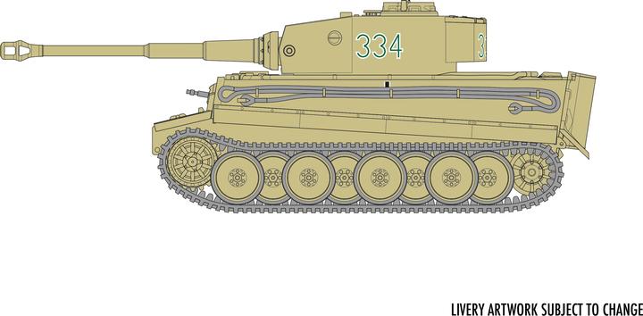 Produktbild Airfix Bausatz Panzer Tiger 1 Anfänger Set 1:72