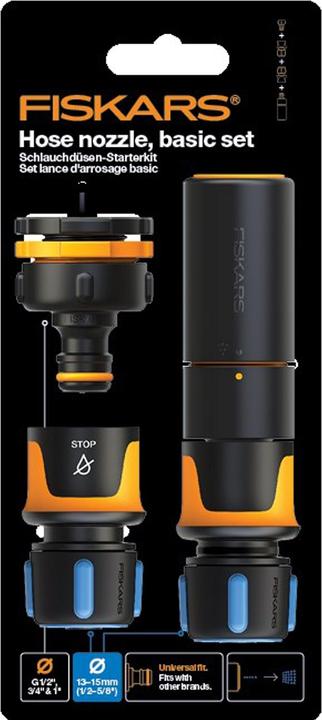 Actual product image Fiskars Hose nozzle starter kit (Hose connector, 19 mm)