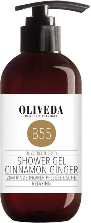 Oliveda Pflegedusche Zimtrinde Ingwer - Showergel Cinnamon Ginger - Relaxing B55 (250 ml)