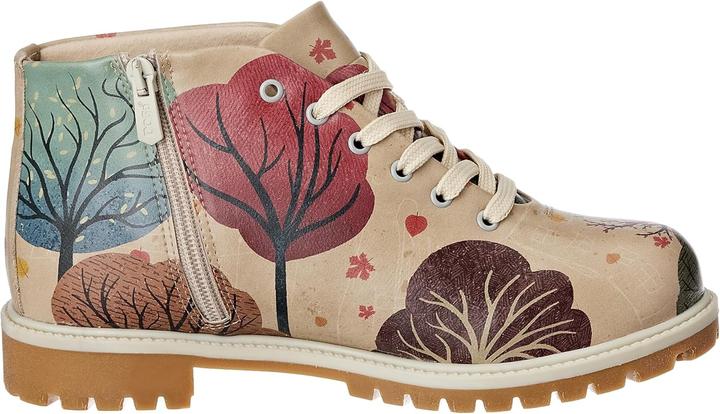 Actual product image Dogo Vegan Leather Multicolor Zip Boots (41)