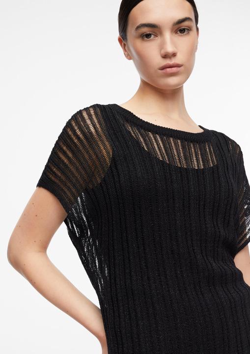 Produktbild Comma Poncho aus Viskosemix mit Glitzergarn (S)