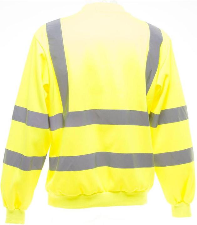 Actual product image Yoko Unisex Hi-Vis Heavyweight Sweatshirt (M)