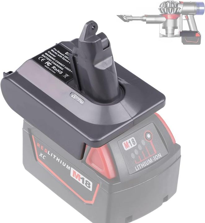 Produktbild Japcell Milwaukee 18V Akku-Adapter für Dyson V6