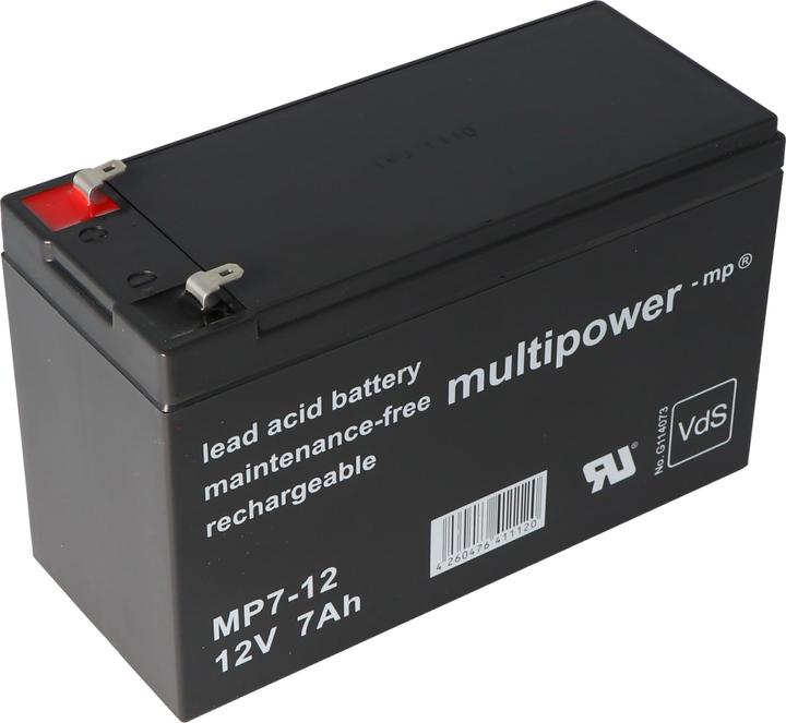 Immagine prodotto Multipower Akku MP7-12 (12 V, 7 Ah)