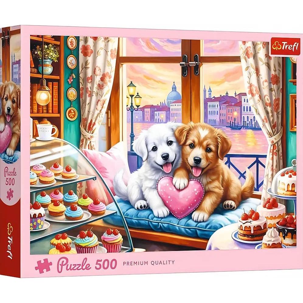 Trefl PUZZLE 500 Szczenięca miłość 37554 (500 pezzi)