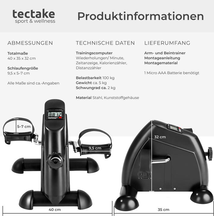 Produktbild tectake Arm und Beintrainer