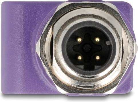 Image du produit Delock Adaptateur M12 D-codé 4 broches mâle vers RJ45 femelle Ca
