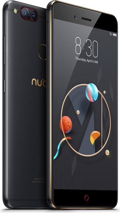 Produktbild Nubia Z17 mini (64 GB, Black Gold, 5.20", Hybrid Dual SIM, 4G)